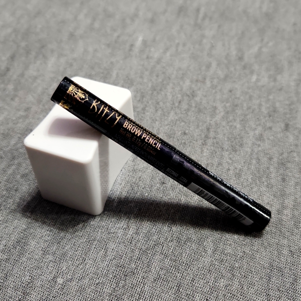 RARE!! Bitzy Mini Travel Size Mechanical Brow Makeup Pencil in Shade Soft Black